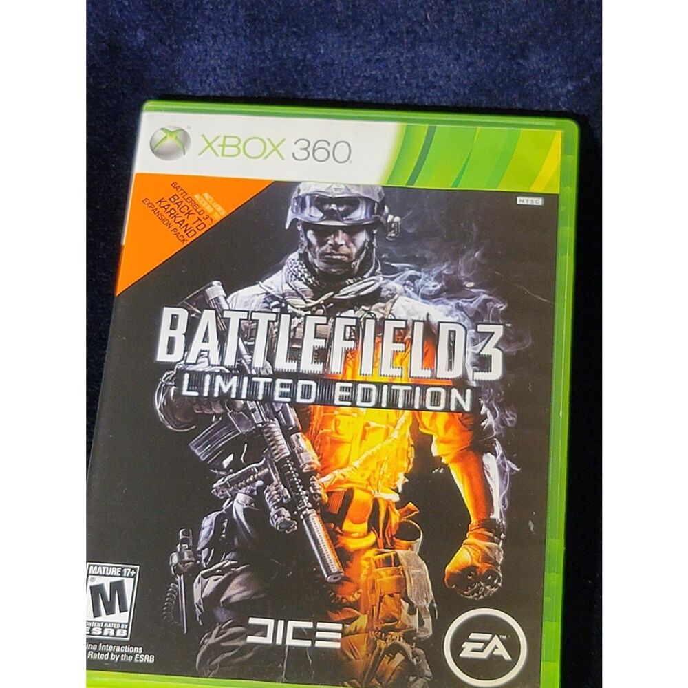 Limited Edition Battlefield 3 for Xbox 360 - Online Multiplayer